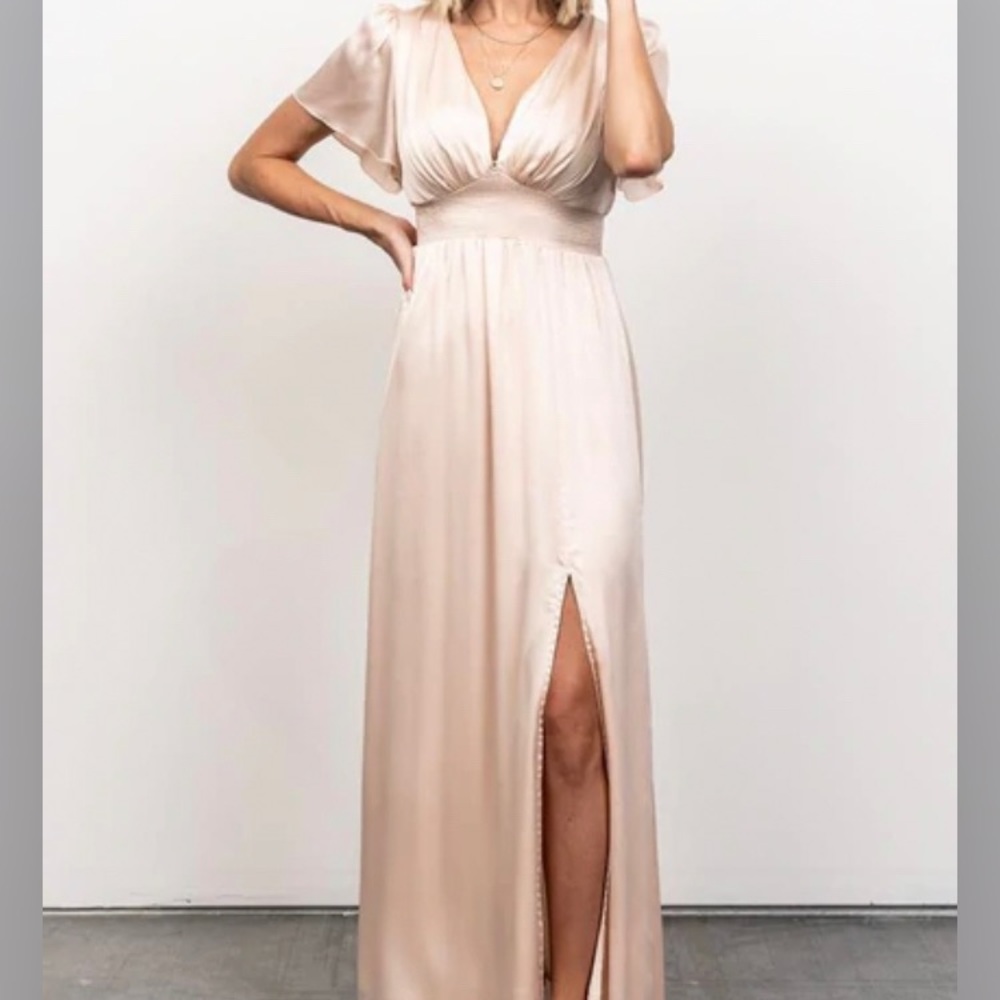 Satin Maxi Dress